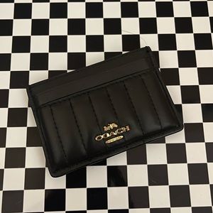Black Coach card wallet